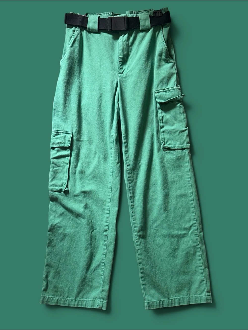 Aritzia Tna Belted Cargo Pants – Biome Green (Great Condition!) Size Medium